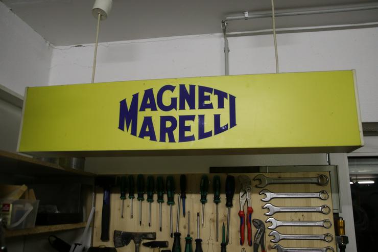 Bild 3: Deckenlampe “Magneti Marelli“ gelb-blau, Rarität, sehr guter Zustand