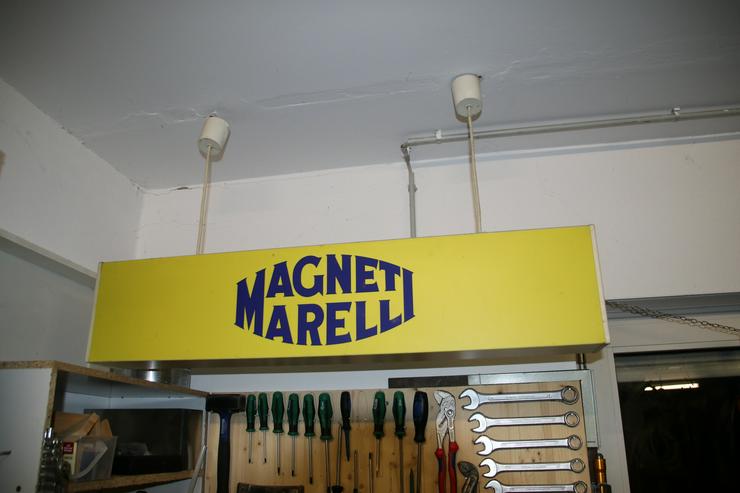 Bild 4: Deckenlampe “Magneti Marelli“ gelb-blau, Rarität, sehr guter Zustand