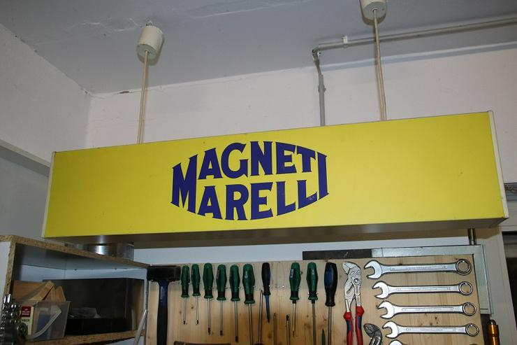 Bild 1: Deckenlampe “Magneti Marelli“ gelb-blau, Rarität, sehr guter Zustand