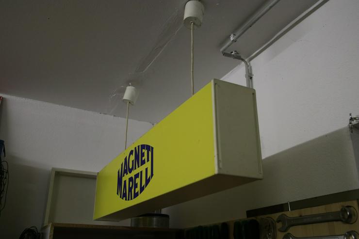 Deckenlampe “Magneti Marelli“ gelb-blau, Rarität, sehr guter Zustand - Decken- & Wandleuchten - Bild 2