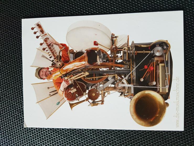 Postkarte-Die Musikmaschine ( auch zu verschicken)