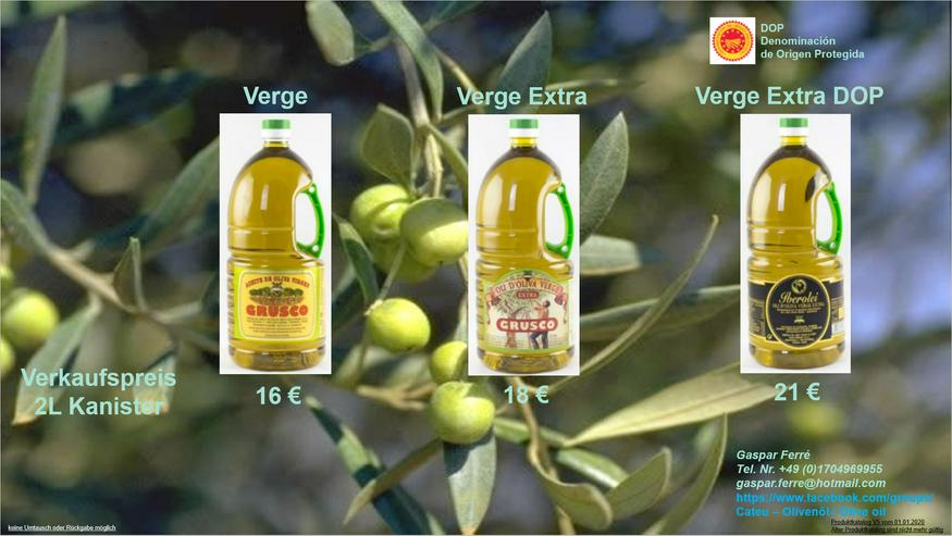 Bild 6: Olivenöl aus der Heimat