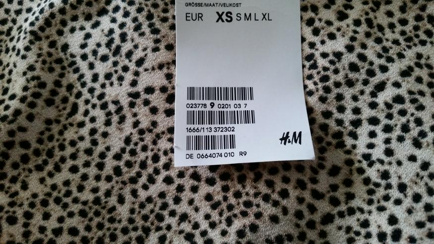Bluse / Shirt / Oberteil in Leoparden-Optik, Größe XS - Größen 32-34 / XS - Bild 3