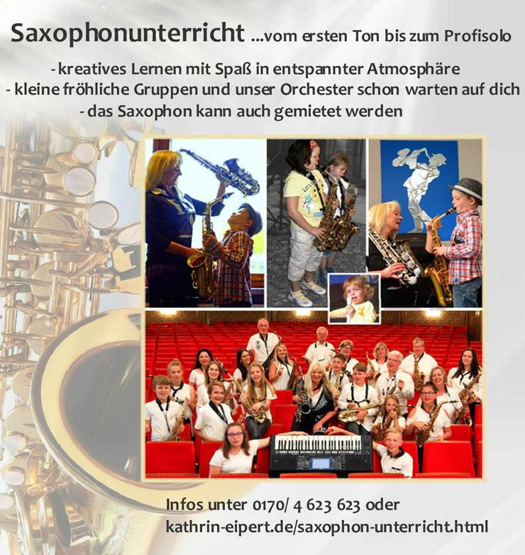 Bild 2: Saxophonunterricht Halle/S. und Umgebung bei Saxophonistin Kathrin Eipert