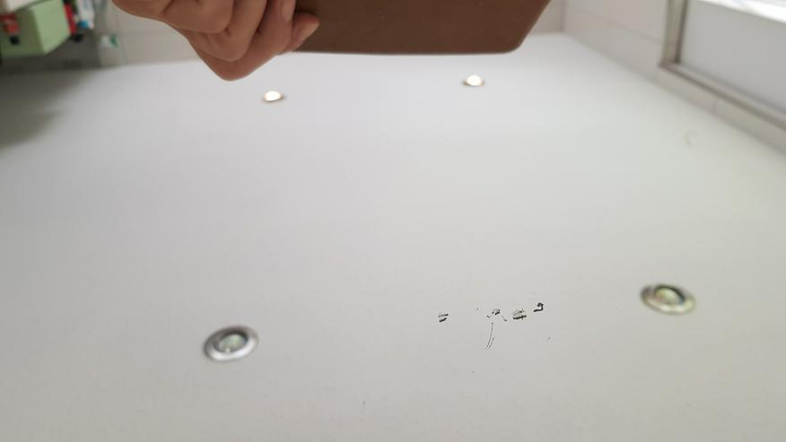 Bild 2: Badezimmer Spiegel 90x70 mit Beleuchtung - Gebrauchsspuren