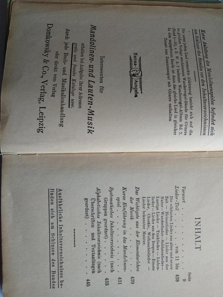 Bild 4: seltenes Mandolinenbuch von W.Altner