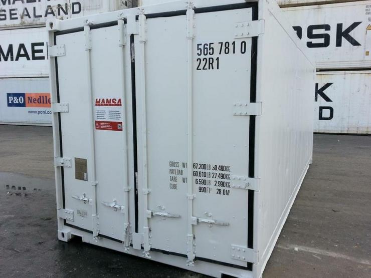 Bild 4: 20` Kühlcontainer mit Thermo King Aggregat Bj. 2000, Reefer.