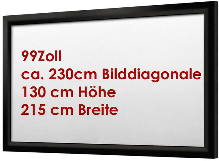 Beamer-Rahmenleinwand 99Zoll / ca. 230cm Bilddiagonale! - Heimkino - Bild 2