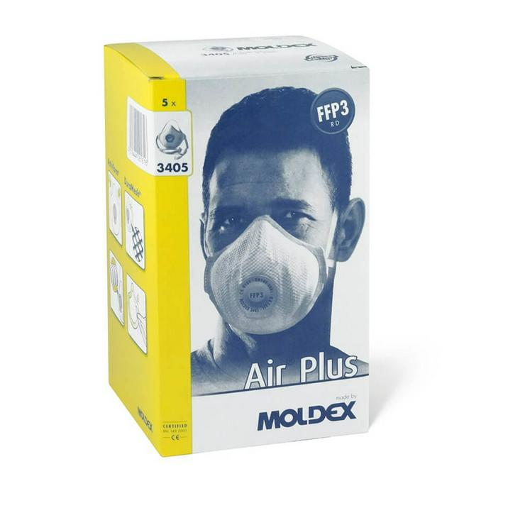 Atemschutzmaske Moldex Air Plus 3405 FFP3 - Gesundheitswesen - Bild 2