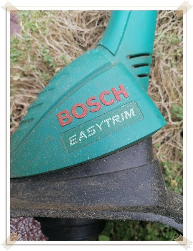 Bosch EASYTRIM Rasentrimmer Kantenschneider incl. einer zusätzlichen neuen Fadenrolle - Rasenmäher & Sensen - Bild 2