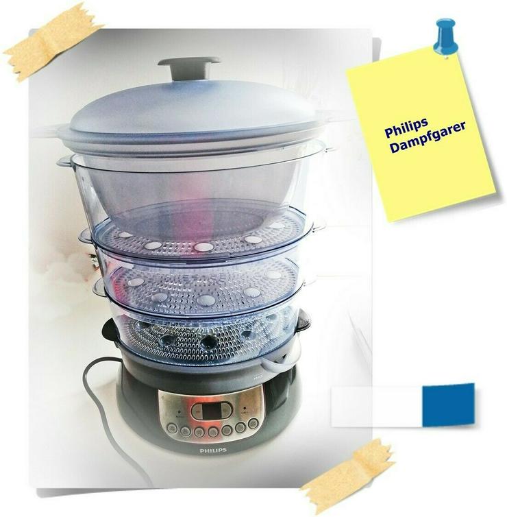 Bild 1: Philips Dampfgarer HD 9140 zur schonenden Zubereitung von Lebensmitteln