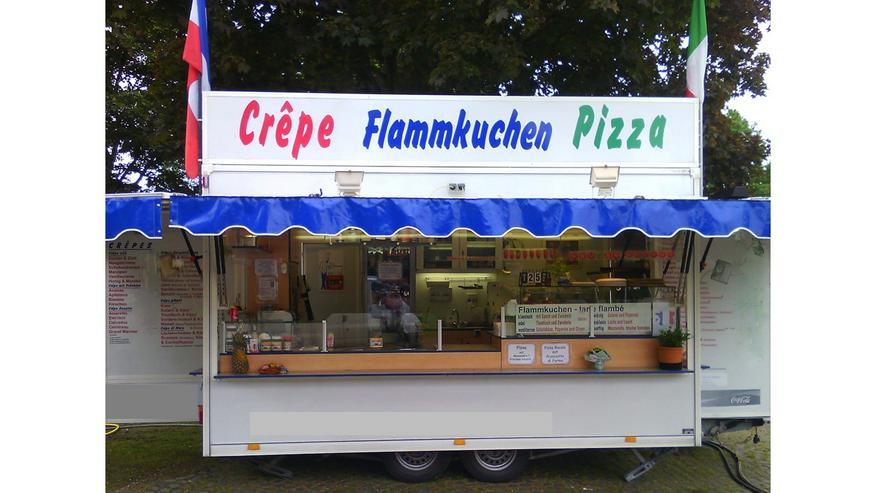 Crepes Pizza Flammkuchen Verkaufsanhänger mobile Pizzeria Imbiss zu verkaufen