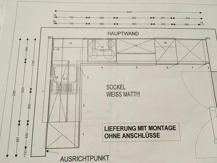 Bild 8: DAN Einbauküche *NEUWERTIG* L-Form inkl. Geräte