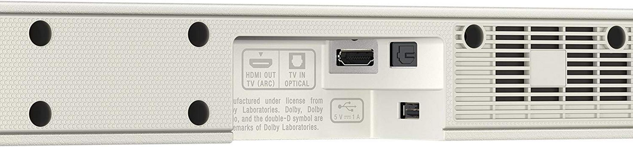 Bild 3: Sony HT-CT291 Soundbar mit kabellosem Subwoofer, cremeweiß