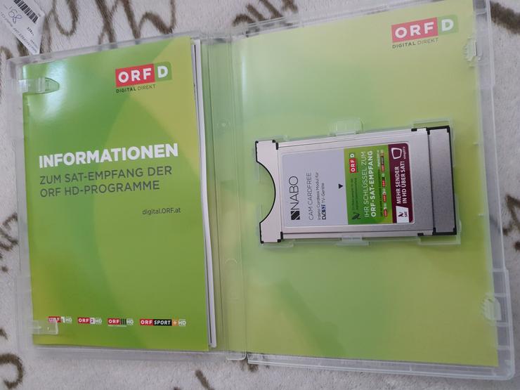 ORF HD Karte SAT & Antenne MODUL  5 Jahre ORF frei bis 02/2027 Champions League - DVB-T-Receiver, Antennen & Sticks - Bild 2