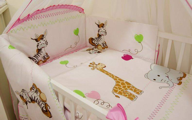3 tlg. Bettwäsche für Kinderbett Schützer Kissenbezug Bettsets Bettausstattung  - Bettwäsche, Kissen & Decken - Bild 2