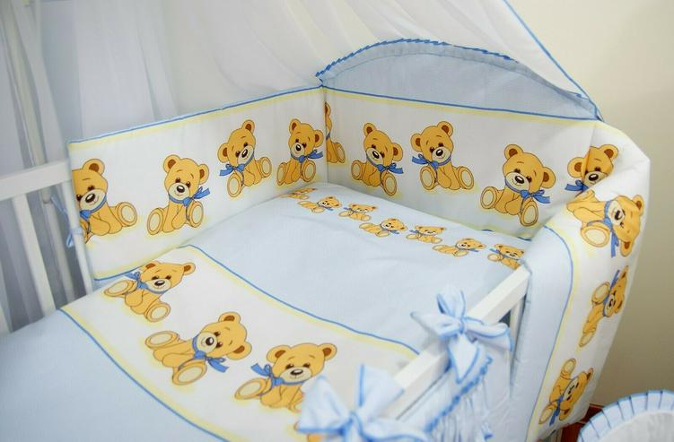 3 tlg. Bettwäsche für Kinderbett Schützer Kissenbezug Bettsets Bettausstattung  - Bettwäsche, Kissen & Decken - Bild 10