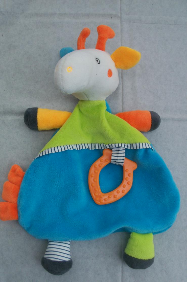  Neues Schmusetuch Topomini Giraffe mit Beißring  - Spielzeug für Babys - Bild 1