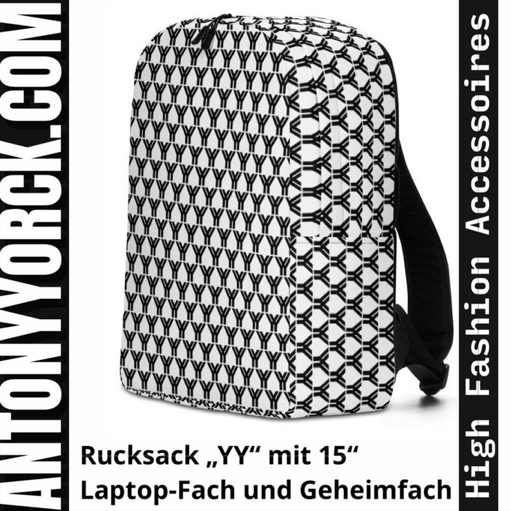 Antony Yorck • Rucksack mit Geheimfach • Fashion Brand Logo Pattern • collection TOBUSY - Taschen & Rucksäcke - Bild 1