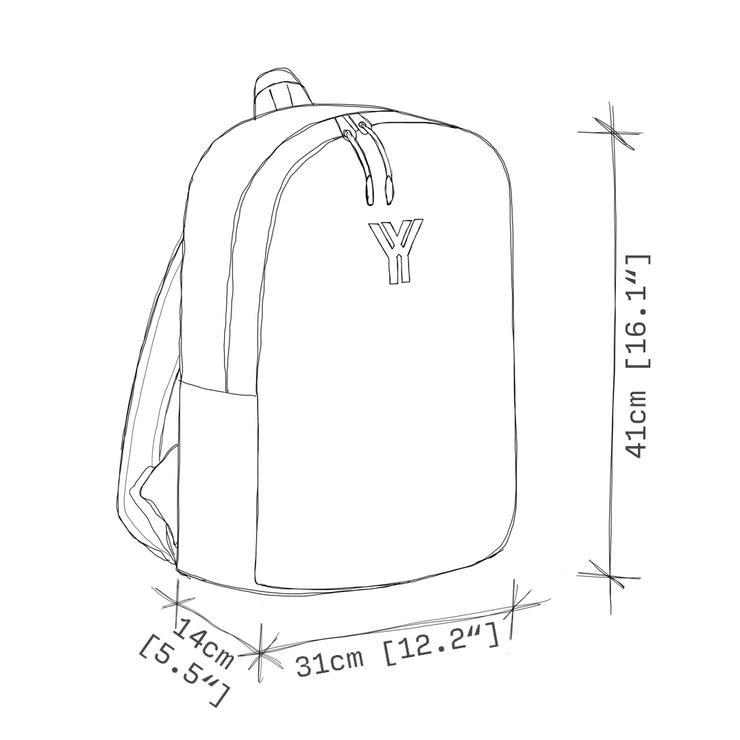 Antony Yorck • Rucksack mit Geheimfach • Fashion Brand Logo Pattern • collection TOBUSY - Taschen & Rucksäcke - Bild 7