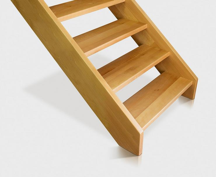 Bild 3: SCHÄTZUNG FREITRAGENDE TREPPEN TYP U, L ZUR SELBSTMONTAGE EICHE BUCHE ESCHE