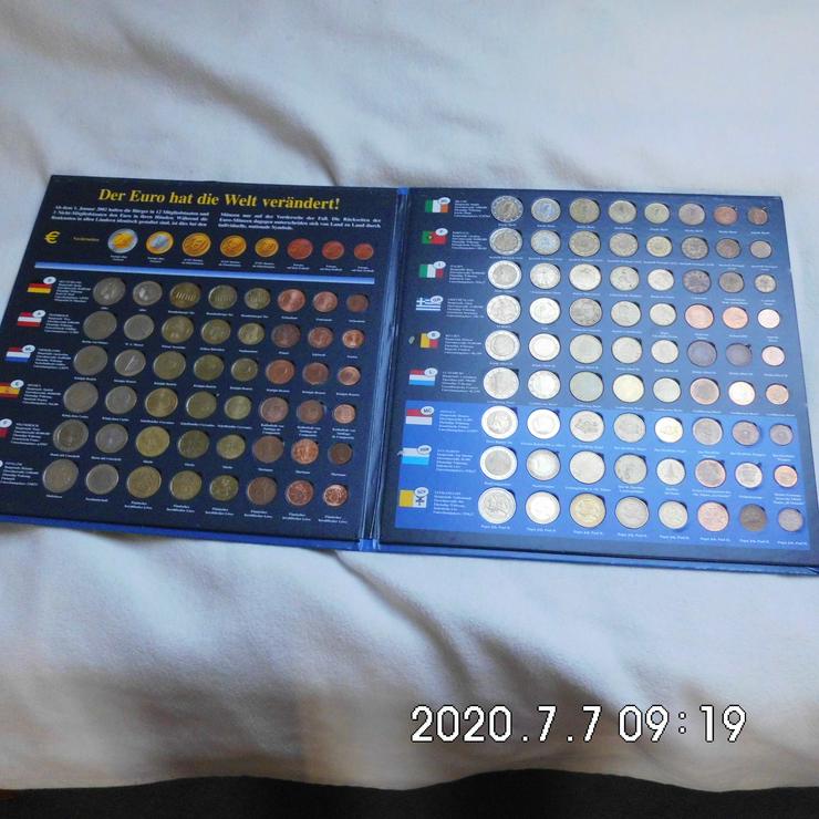 15 Staaten Euro Münzen Album