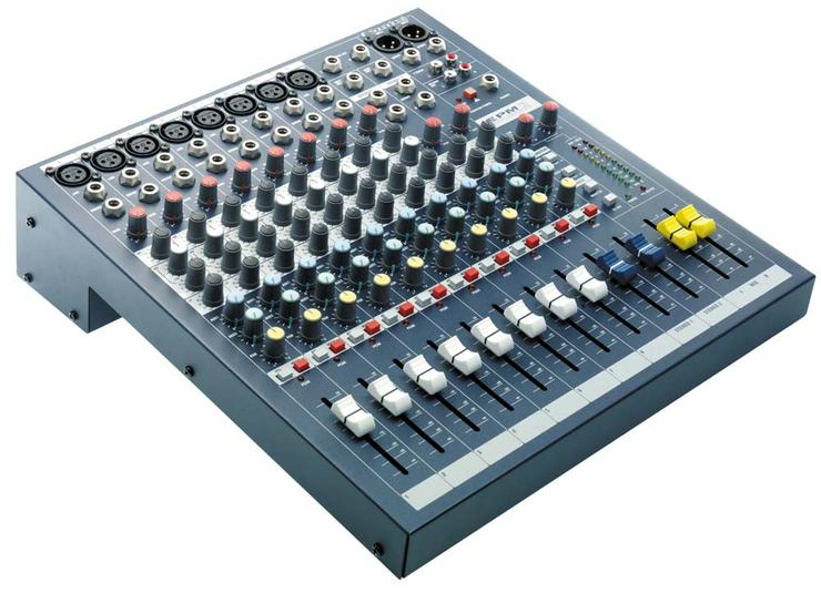 Verleih Soundcraft EPM 8 Kompaktmischpult I DJ Mixer I Mischpult