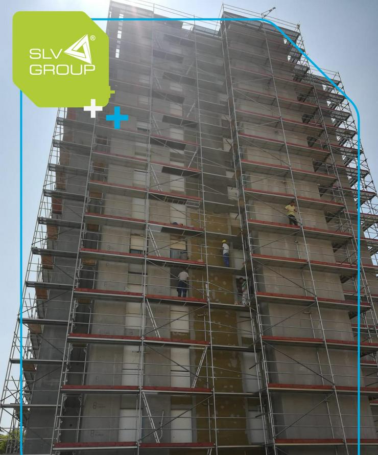 Neues Gerüst 500m2 typ. Baumann SLV-73 Stahl Fassadengerüst Scaffolding - Weitere - Bild 17