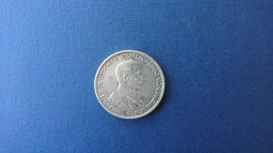 Bild 1: 3 Mark - Silbermünze von 1914. incl. Versand