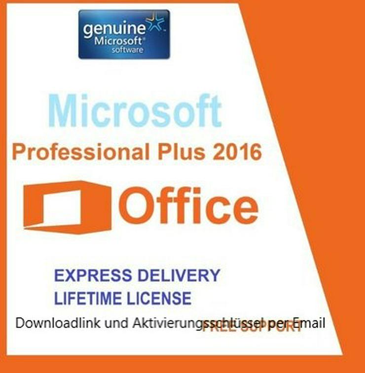 MS Office 2016 Professional Plus Vollversion 32/64 - Office & Datenbearbeitung - Bild 1