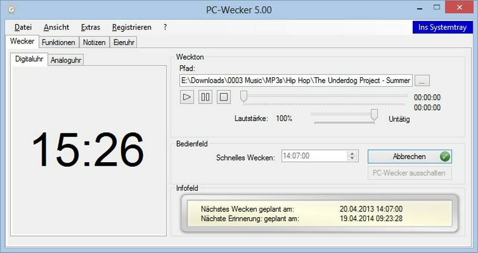 PC-Wecker 5.00 - Weitere - Bild 2