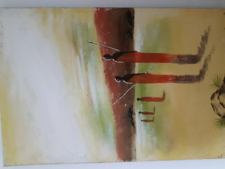 Bild "Afrikanische Steppe" Öl, Leinwand auf Holzrahmen - Gemälde & Zeichnungen - Bild 1