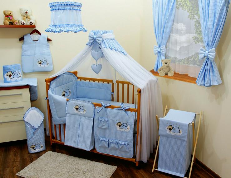 Bild 7: Betthimmel Breite 300cm + Stellage Babyzimmer Bettausstattung Bettset 3 Farben 