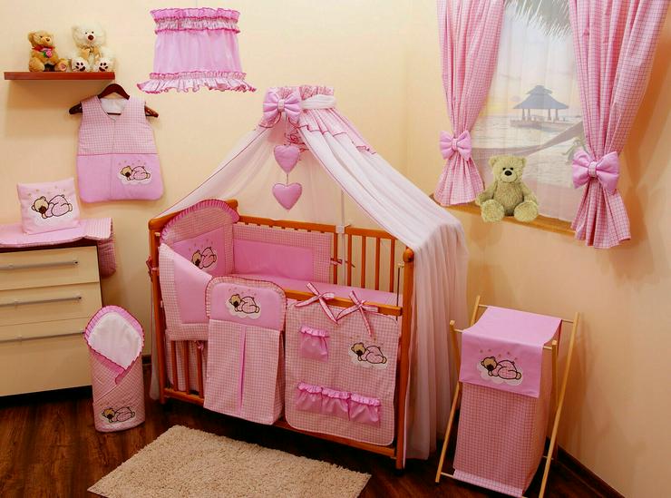 Betthimmel Breite 300cm + Stellage Babyzimmer Bettausstattung Bettset 3 Farben  - Bettwäsche, Kissen & Decken - Bild 6