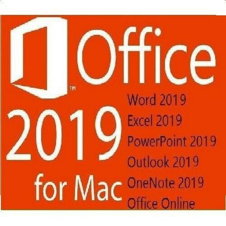 MS Office 2019 Home and Business für MAC / Vollversion / unbegrenzte Laufzeit