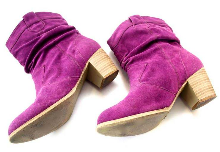 Bild 4: Damen Stiefeletten - Wildleder Optik - wenig getragen Gr. 37