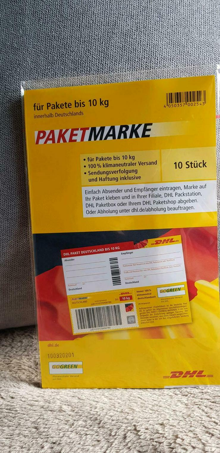 Bild 2: 10er Set DHL Paketmarken Deutschland bis 10 kg