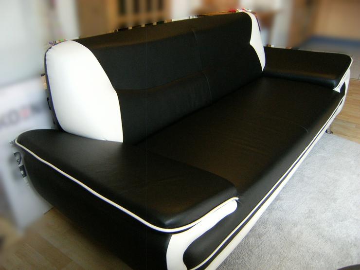 Bild 3: Elegante Moderne Kunstleder Couch / Sofa