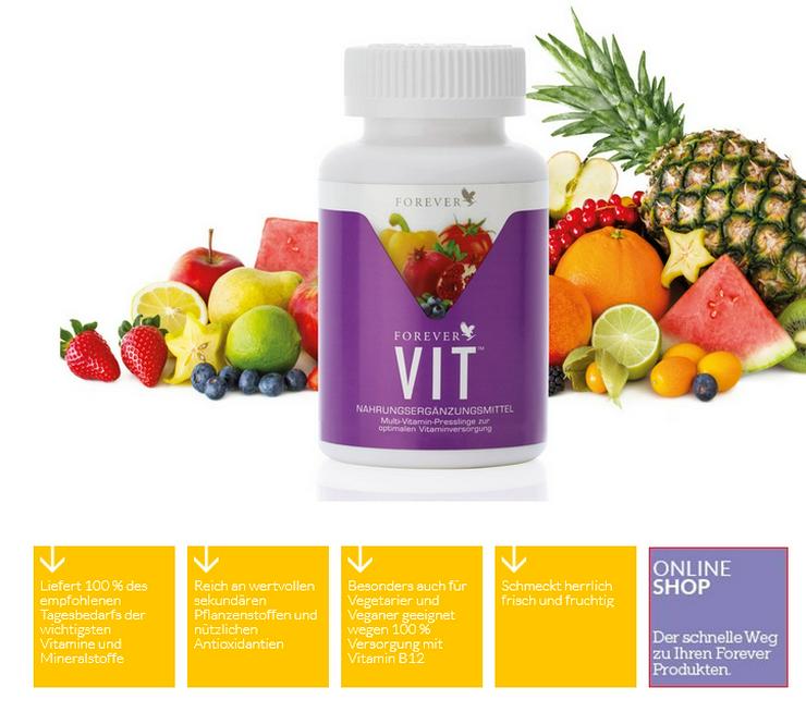 Bild 1: Multivitamin-Presslinge zur optimalen Vitaminversorgung.