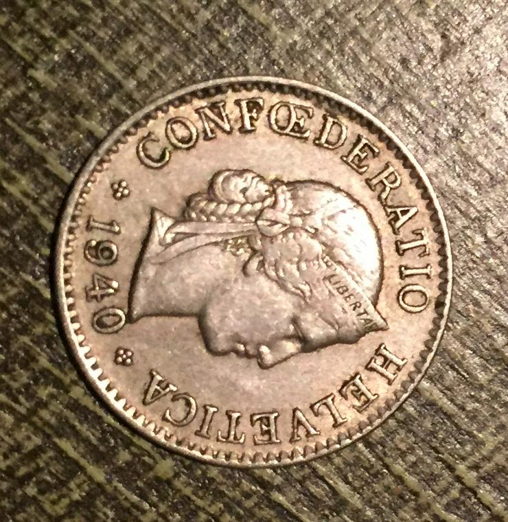 Münze 1940 - 5 Rappen (Schweiz)