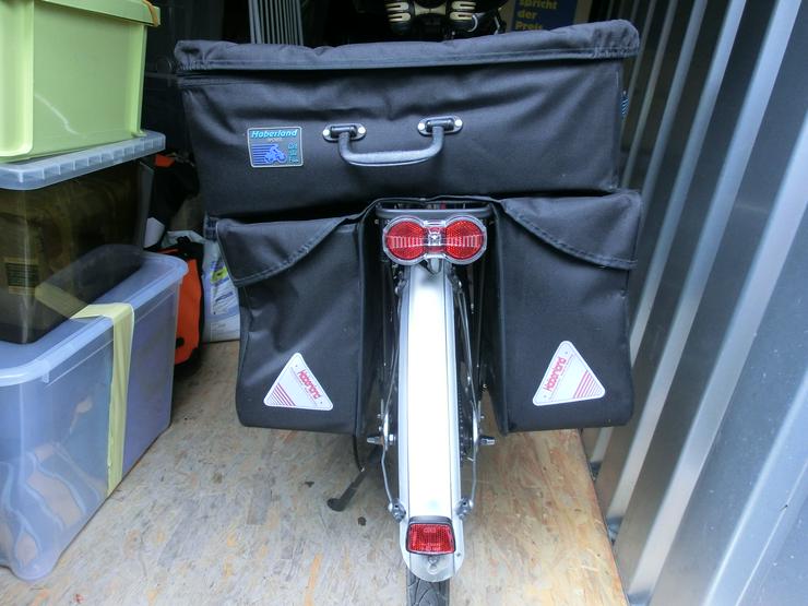 Gepäckträgertasche mit Aufsetz-Koffer von Haberland