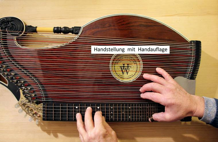 Zither Spielhilfe - Handauflage für Zither leicht zu montieren ohne Beschädigung - Weitere Instrumente - Bild 8