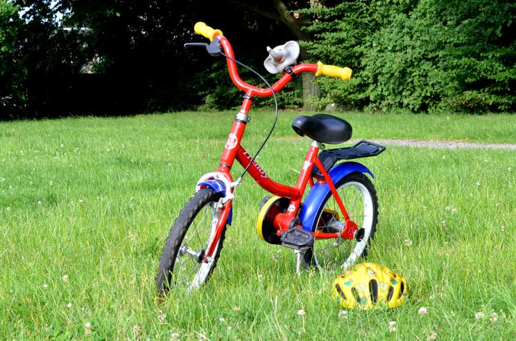 Kinderfahrrad 14“ mit Stützrädern - Kinderfahrräder - Bild 6