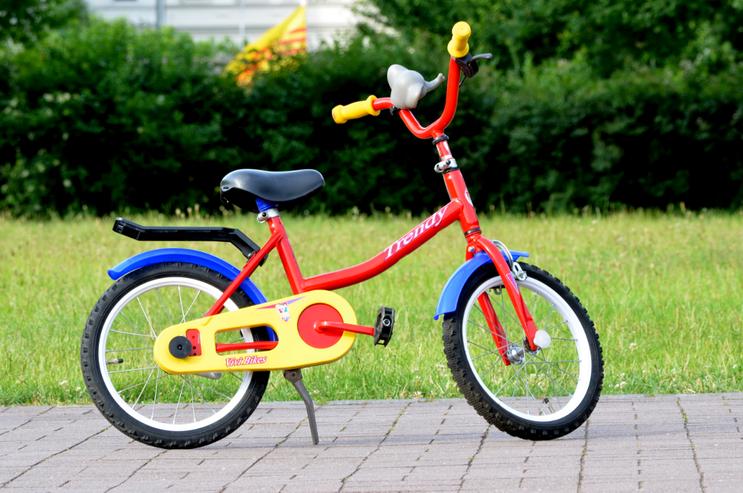 Kinderfahrrad 14“ mit Stützrädern - Kinderfahrräder - Bild 1