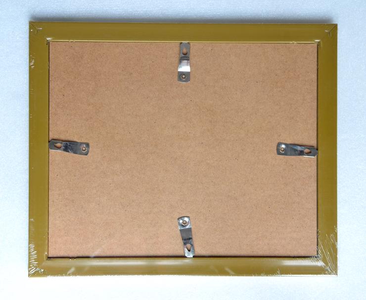 Bild 7: Bilderrahmen aus Kunststoff in Goldoptik 332 x 402 mm mit Plexiglasscheibe