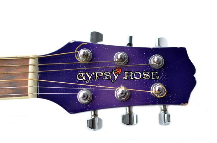Designer Gitarre „Gypsy Rose“ 7/8, für Kinder und Jugendliche - Gitarren (akustisch) - Bild 2