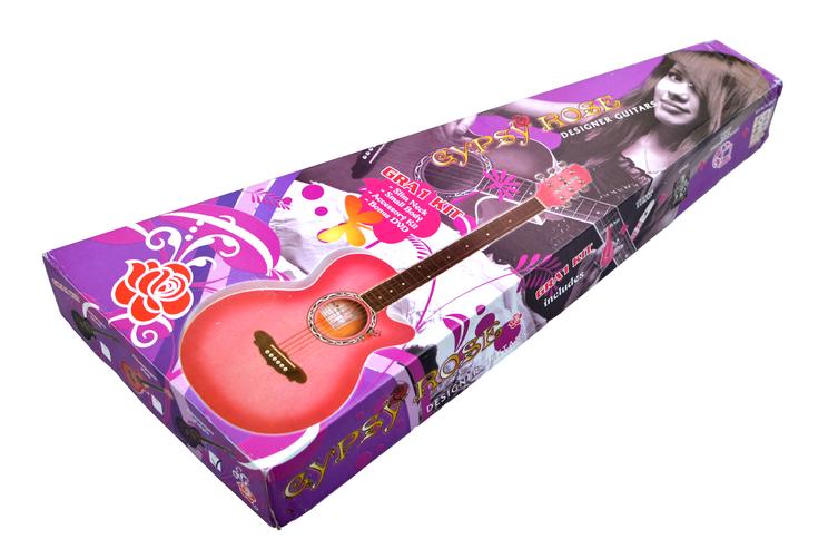 Bild 10: Designer Gitarre „Gypsy Rose“ 7/8, für Kinder und Jugendliche
