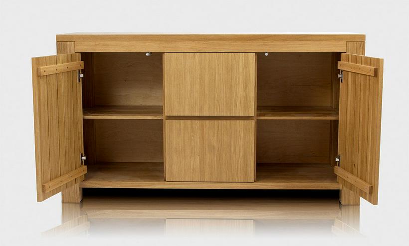 Bild 7: KOMMODE EICHENHOLZ EICHENKOMMODE MASSIVHOLZ BLUM-BESCHLÄGEN 180x50x78cm