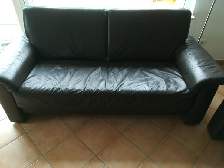 Leder Couch 2 x 2,5 Echtleder / Nappaleder / Sofa