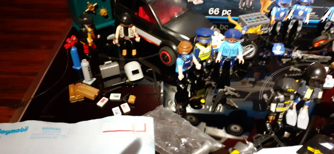 Großes Playmobil Polizei Set 9371 - 9365 - 4059 - Menschenfiguren - Bild 6